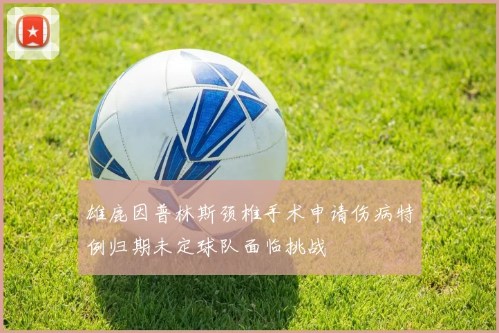 雄鹿因普林斯颈椎手术申请伤病特例归期未定球队面临挑战